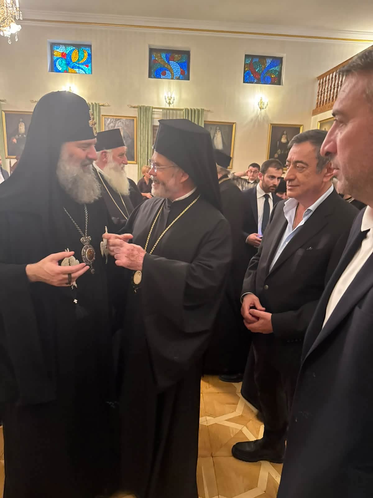 Патриарх Шио lll и митрополит Антоний