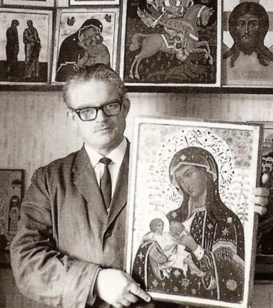 Николай Шелехов, един от знаменитите български иконописци от средата на ХХ век