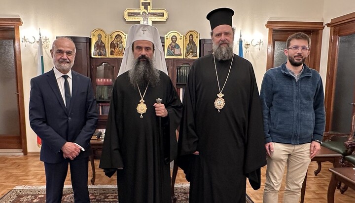 Българският патриарх Даниил се срещна със Солунския митрополит Филотей