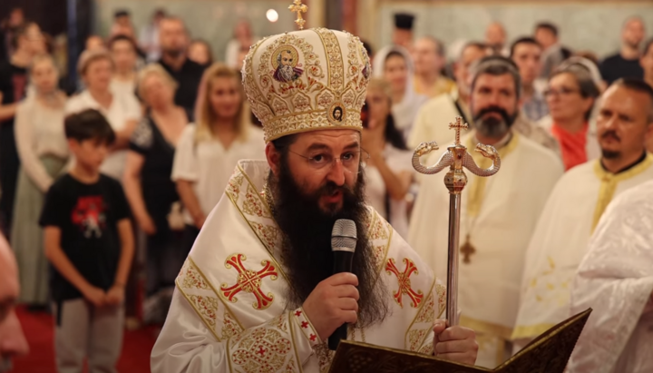 Снимка: от видео на Българската патриаршия