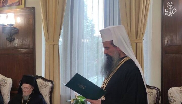 Патриарх Даниил приветства Вселенския патриарх в България