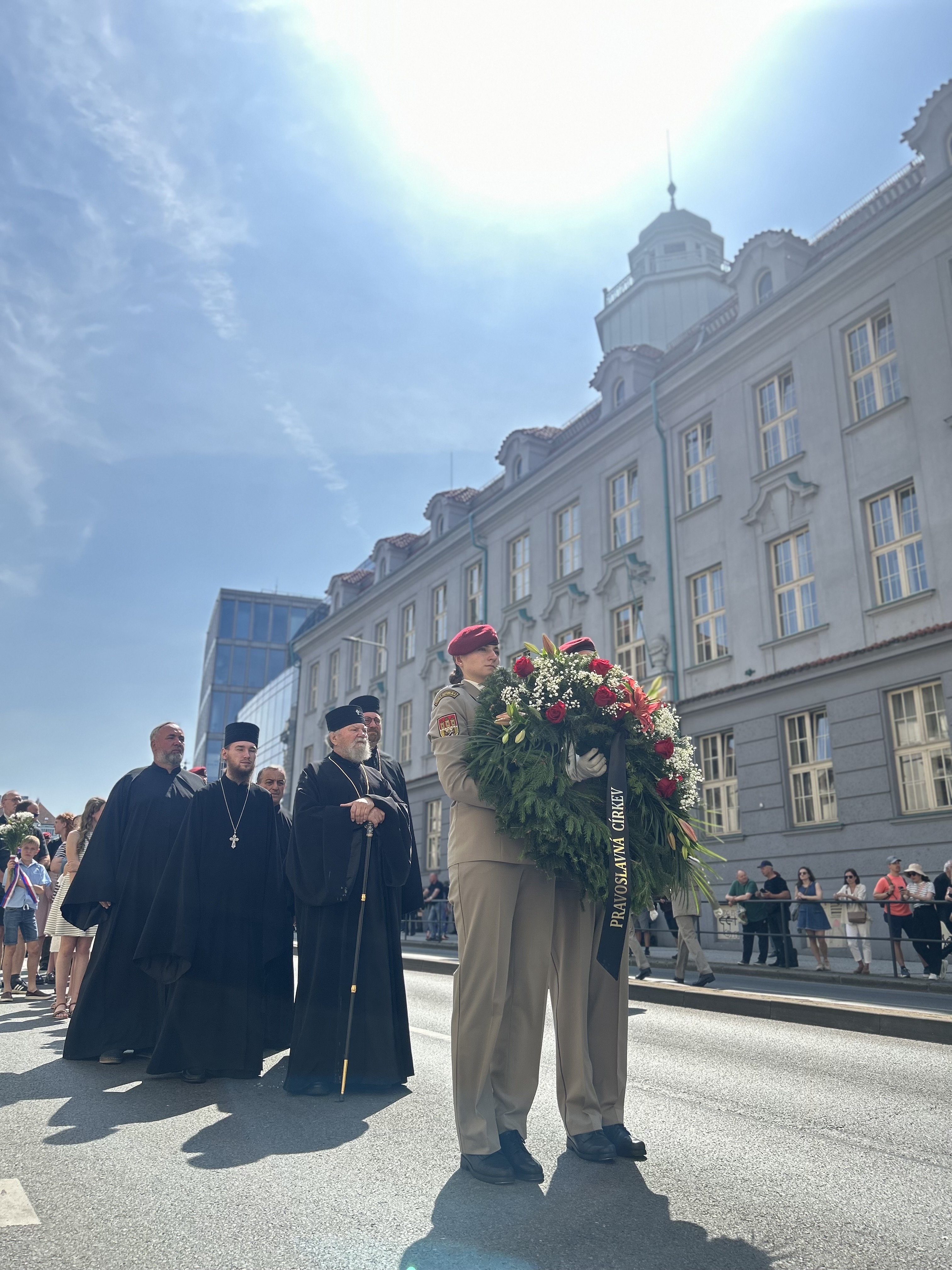 Панихида в Прага за героите, паднали в борбата срещу нацизма - снимка 1