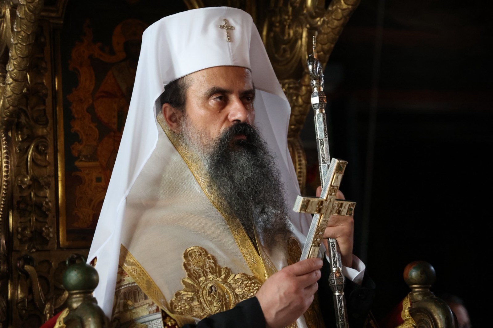 Патриарх Даниил се поклони пред иконата „Вратарница“ в Иверския манастир на Атон - снимка 3